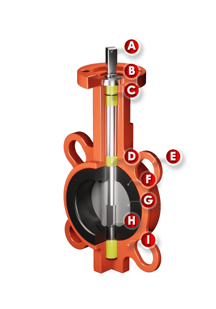 Concentric Wafer Butterfly Valve SB71-B