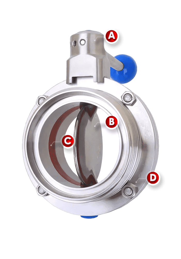 Sanitary Butterfly Valve SB71-S