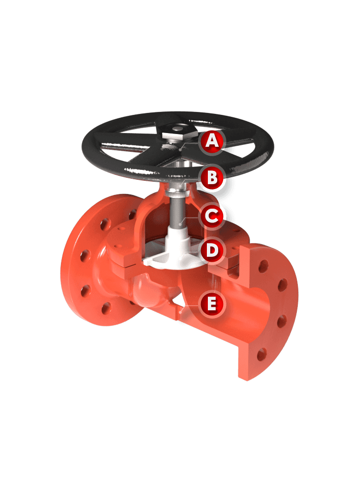 Flanged Diaphragm Valve SD41-P