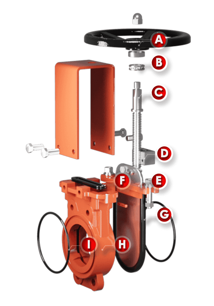 Knife Gate Valve SG73-A U-Shaped Sealing