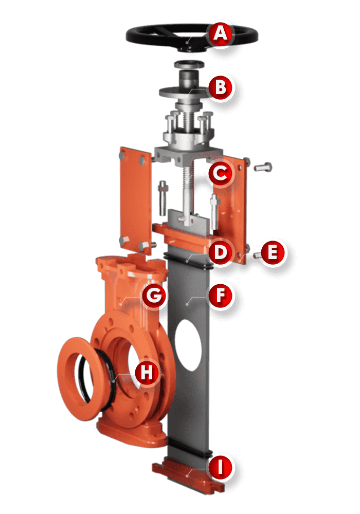 Knife Gate Valve SG73-C Through Conduit
