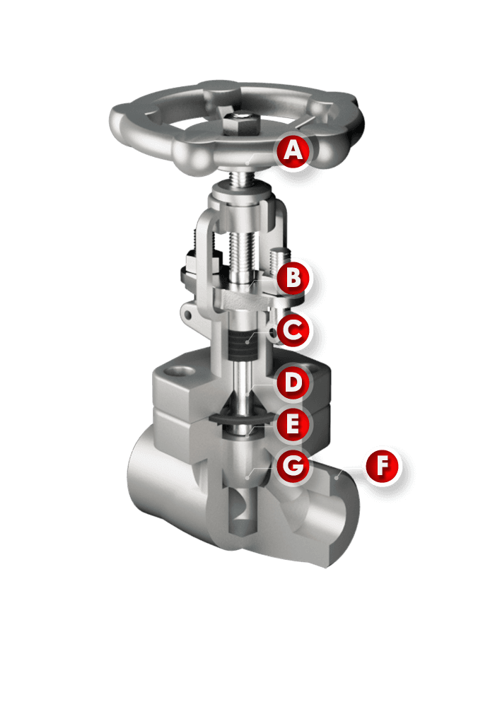 Welded Forged Steel Globe Valve SGL61-F