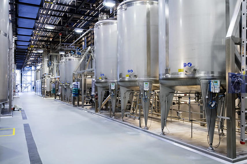 Flanged diaphragm valves SD41 were used in a Pharmaceutical Factory in Puna, India