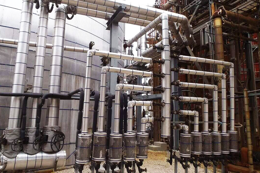 Flanged forged steel gate valves SG41-F were supplied for main steam pipeline in Lima, Peru