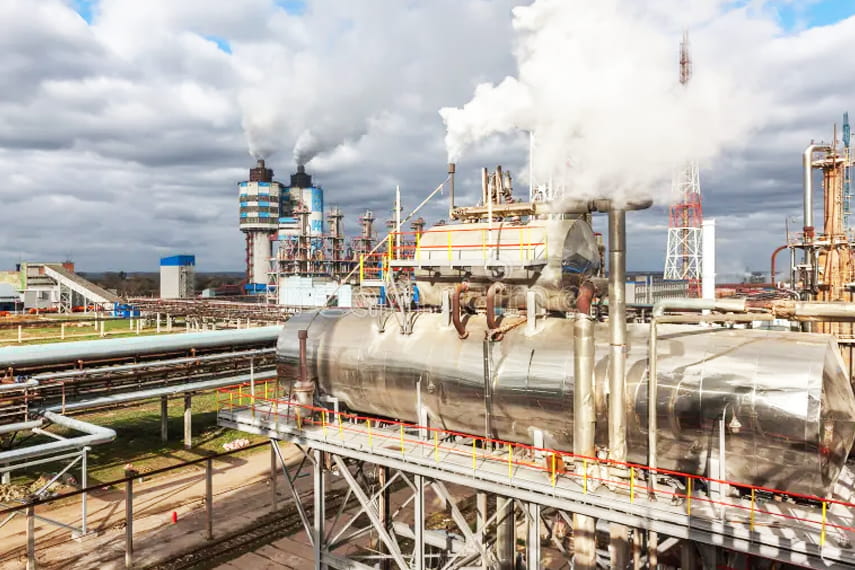 Flanged Two-piece Ball Valves were applied in the Lipetsk Nitrogen Fertilizer Plant, Russia