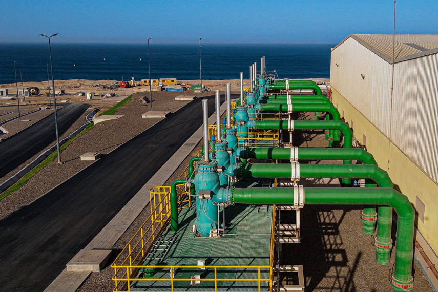 Wafer swing check valves SC74 were used for Desalination Plant in Maputo, Mozambique