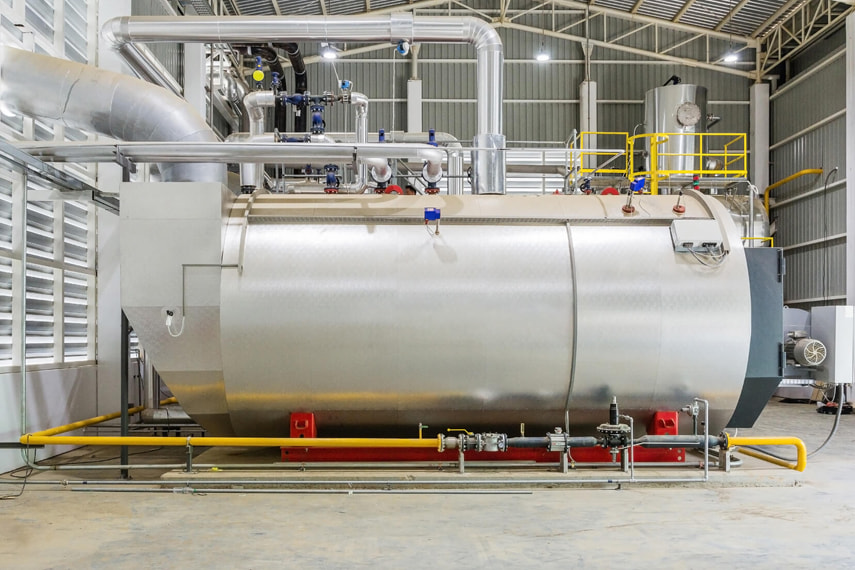 Double Eccentric Butterfly Valves SB42 were Used for a Boiler Return Water System in Jakarta, Indonesia