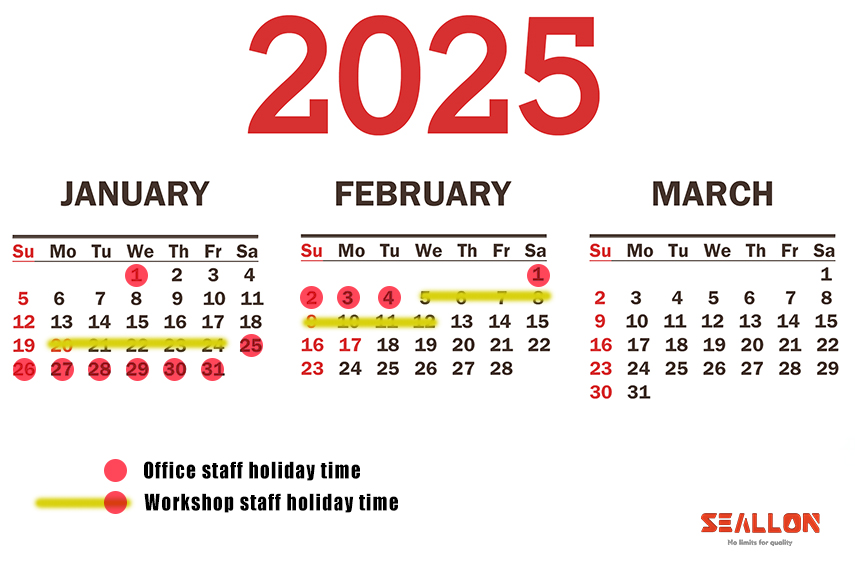 News: Notice of New Year's Day and Spring Festival Holidays in 2025 of Seallon